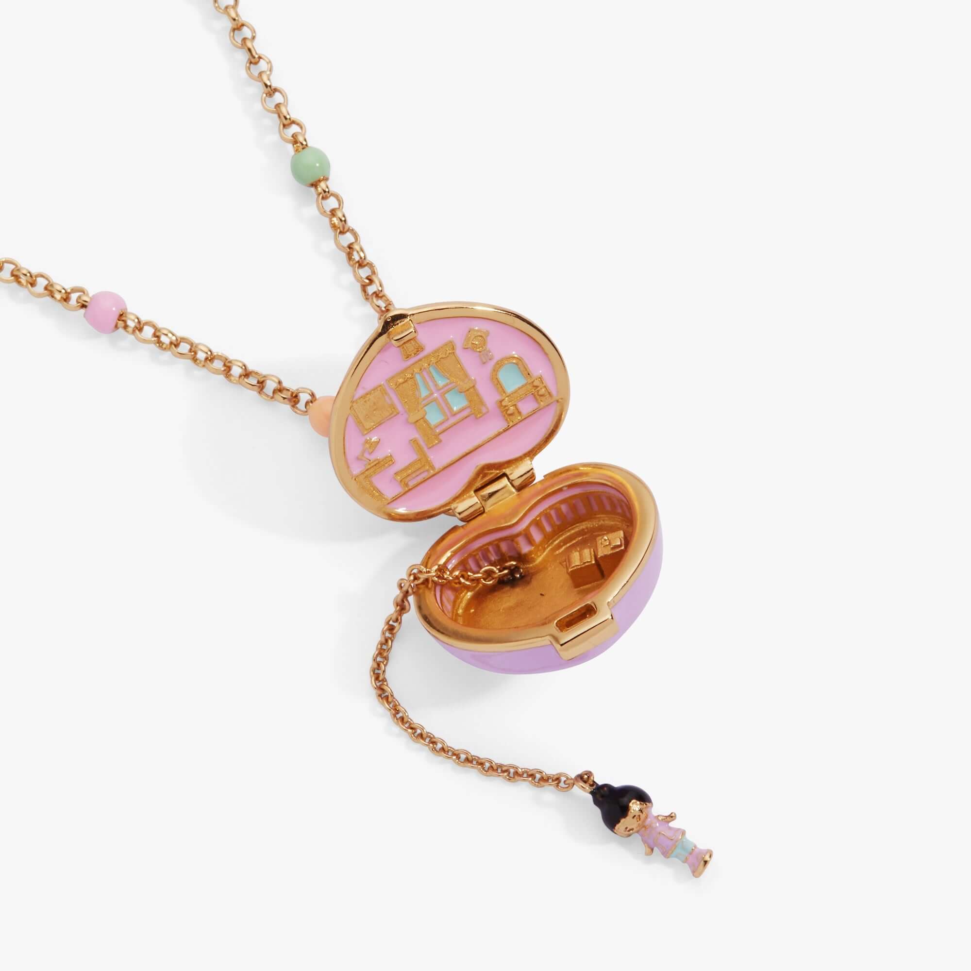Polly Pocket™ House Locket Necklace, Necklaces, $ 68.00, A Moment Of Now™