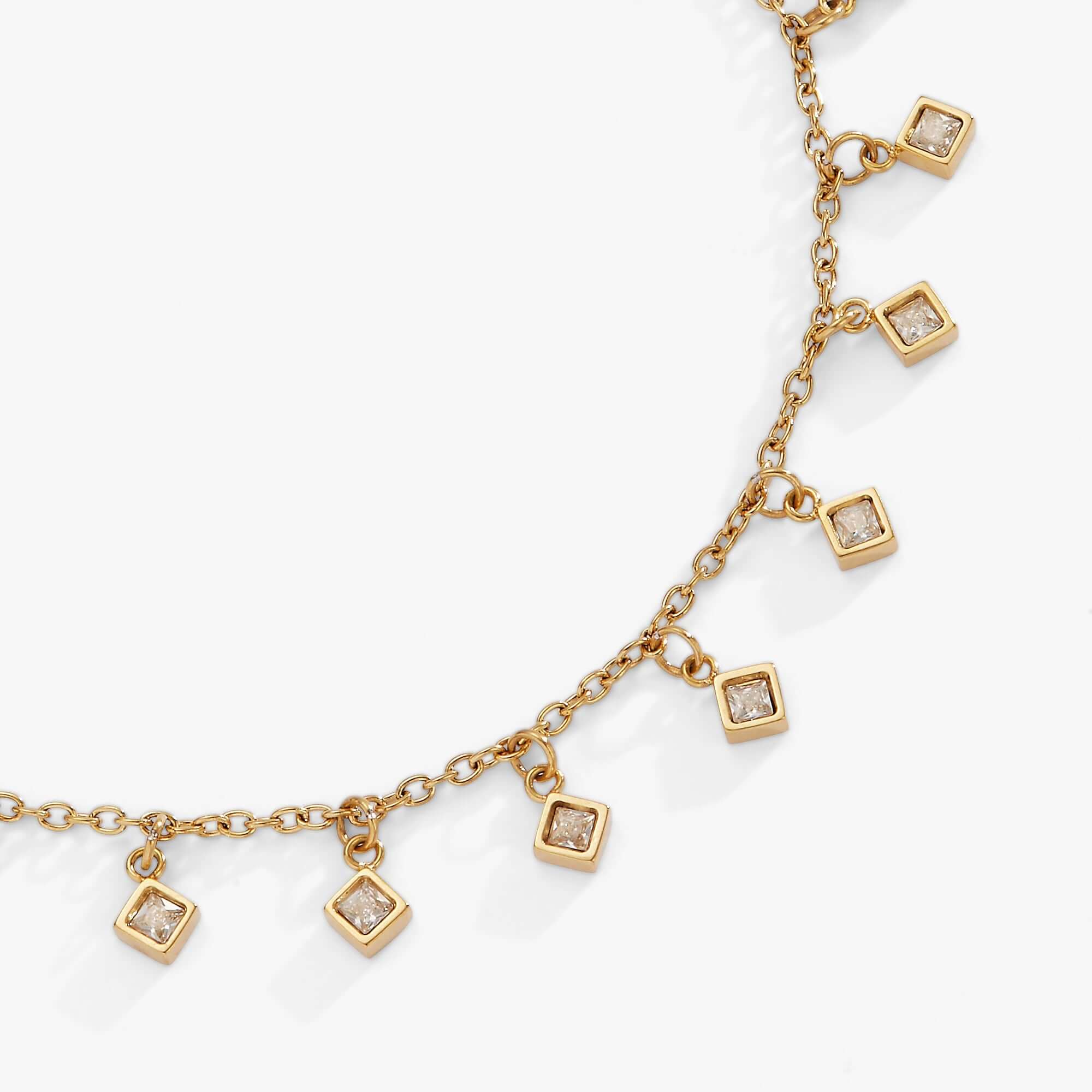 Princess Cut Crystal Bracelet, Bracelets, $ 23.90, A Moment Of Now™
