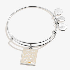 'Pumpkin Spice Gives Me Life' Charm Bangle Bracelet, Bracelets, $ 28.00, A Moment Of Now™