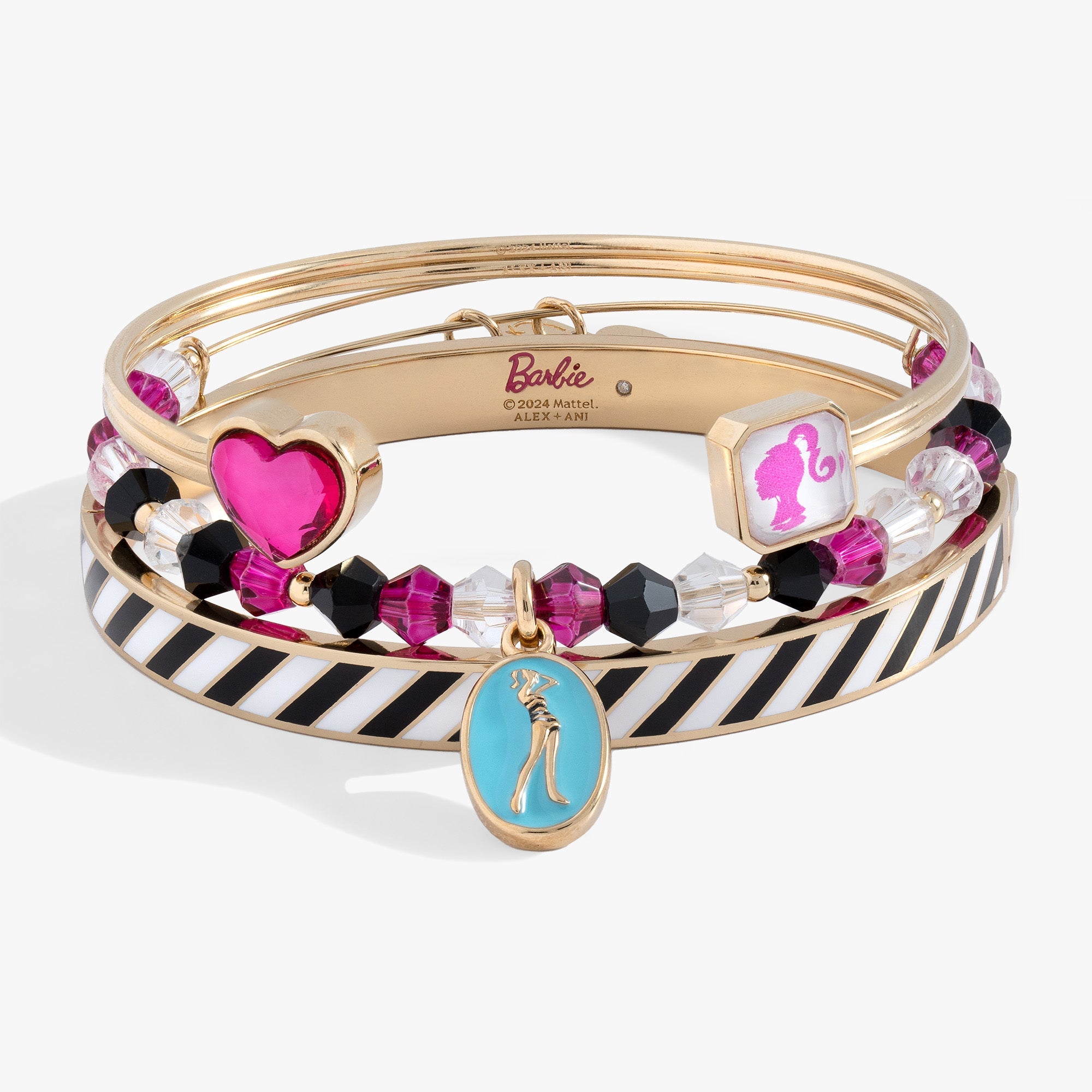 Retro Barbie™ Bracelet Set of 3, Bracelets, $ 78.00, A Moment Of Now™