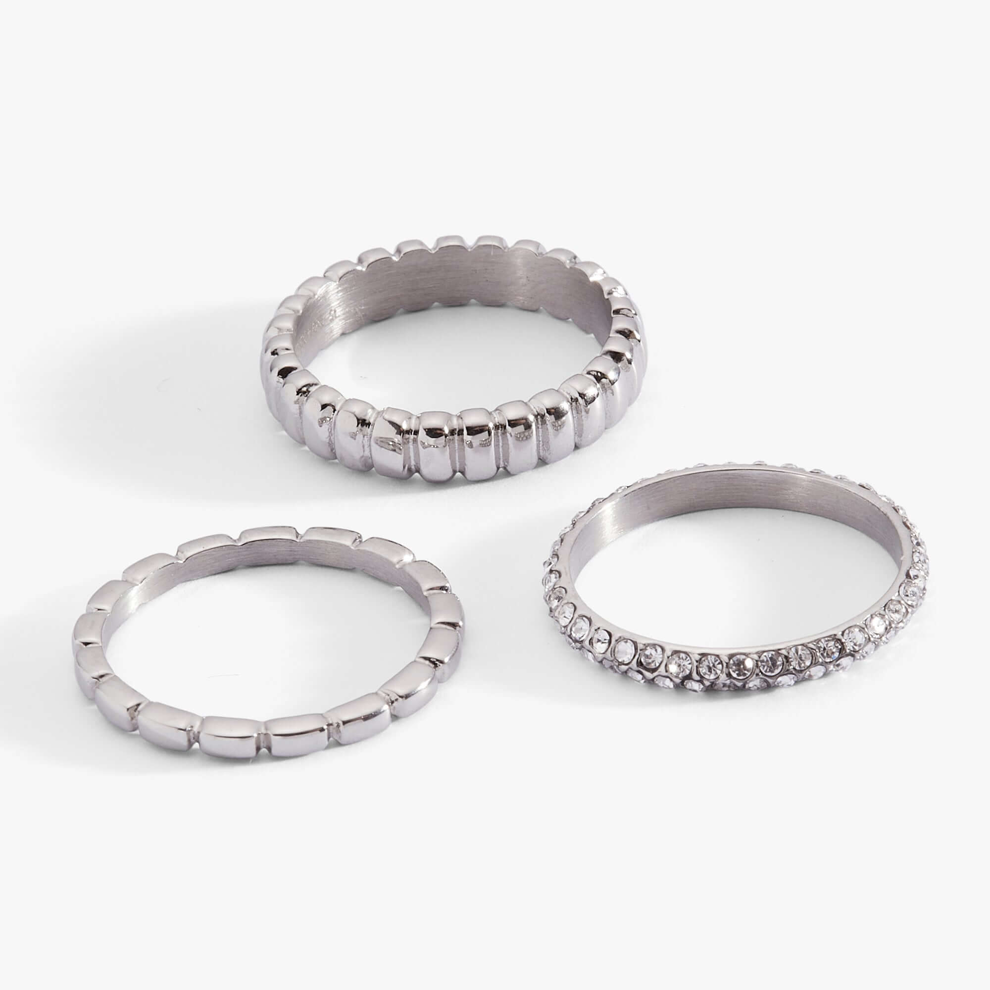 Ribbed Stacking Ring Set of 3, Rings, $ 28.90, A Moment Of Now™