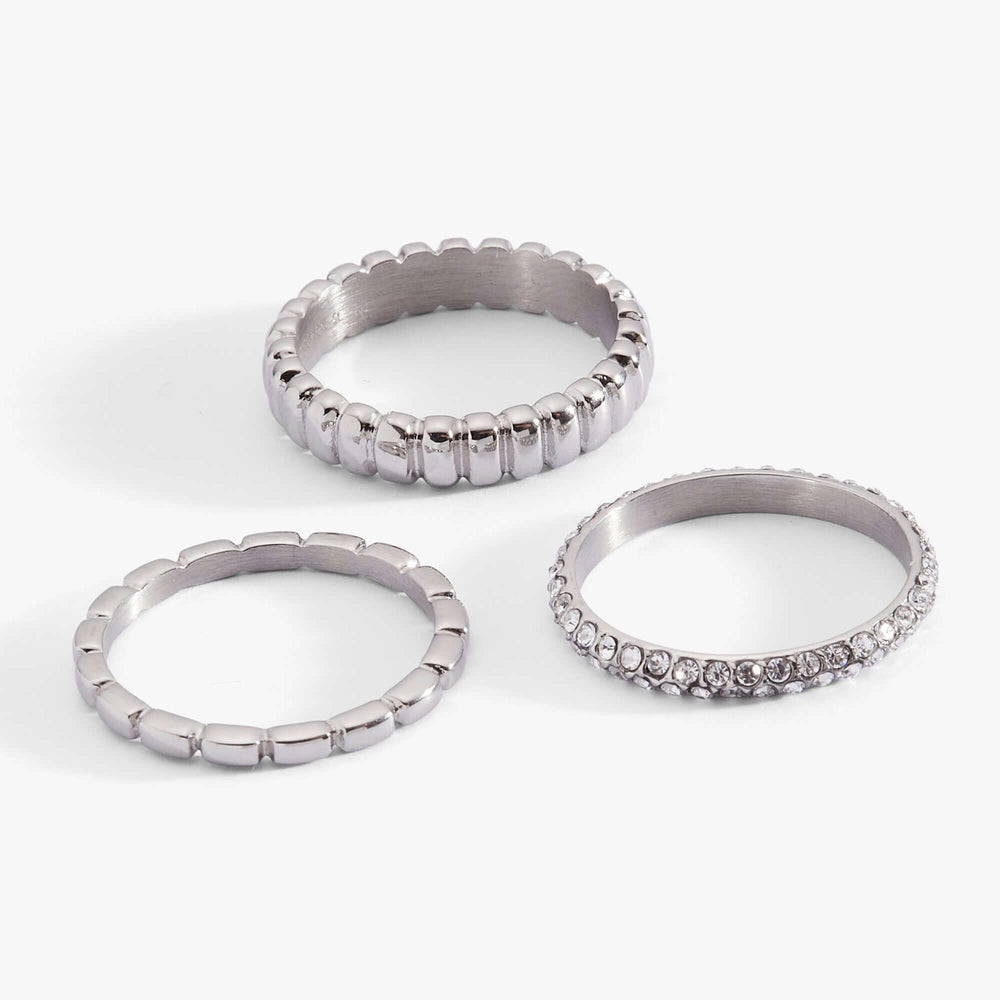 Ribbed Stacking Ring Set of 3, Rings, $ 28.90, A Moment Of Now™