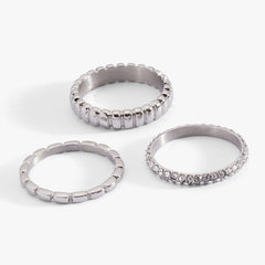 Ribbed Stacking Ring Set of 3, Rings, $ 28.90, A Moment Of Now™
