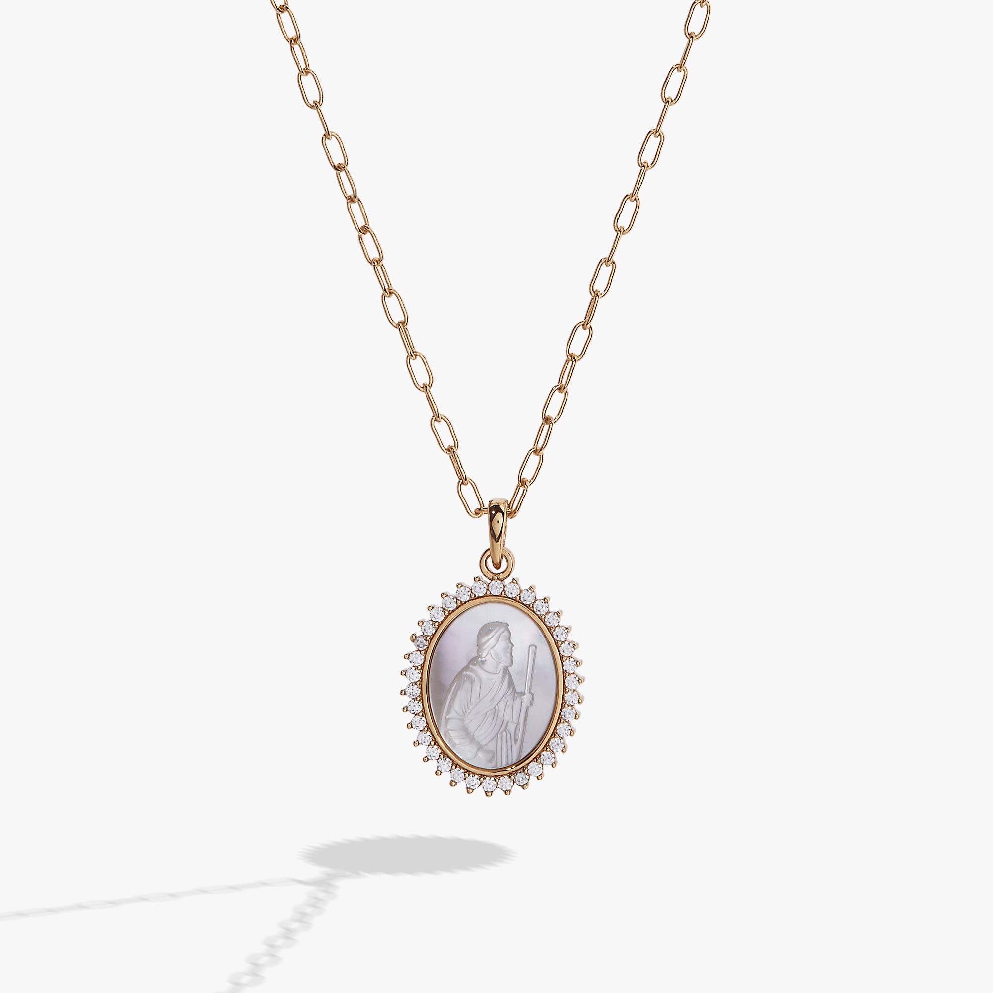 Divine Guides St. Christopher Pendant Necklace, Necklaces, $ 21.90, A Moment Of Now™