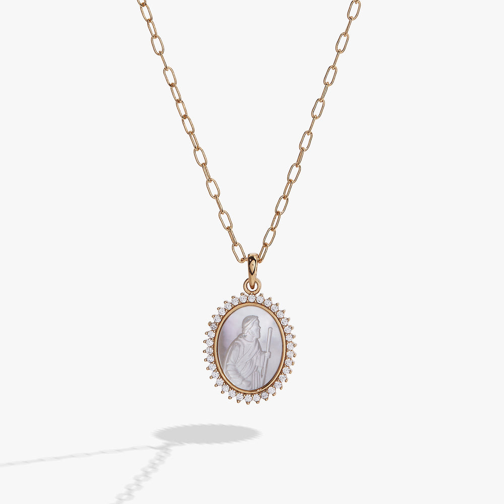 Divine Guides St. Christopher Pendant Necklace, Necklaces, $ 21.90, A Moment Of Now™