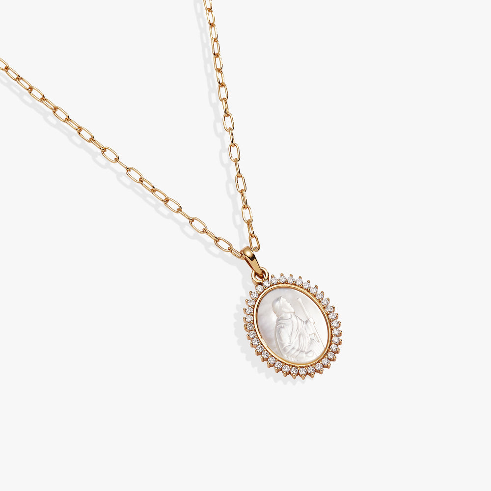 Divine Guides St. Christopher Pendant Necklace, Necklaces, $ 21.90, A Moment Of Now™