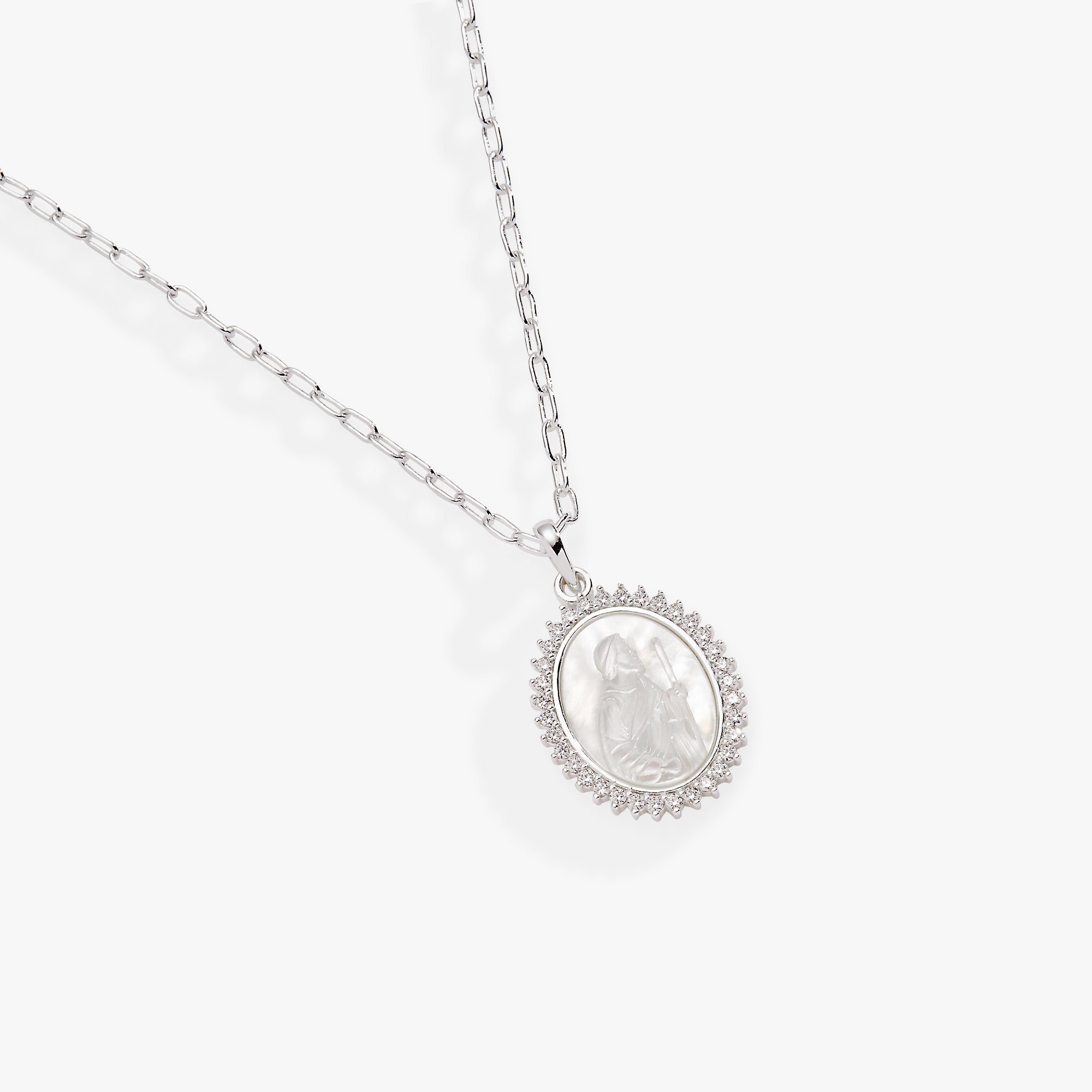 Divine Guides St. Christopher Pendant Necklace, Necklaces, $ 21.90, A Moment Of Now™