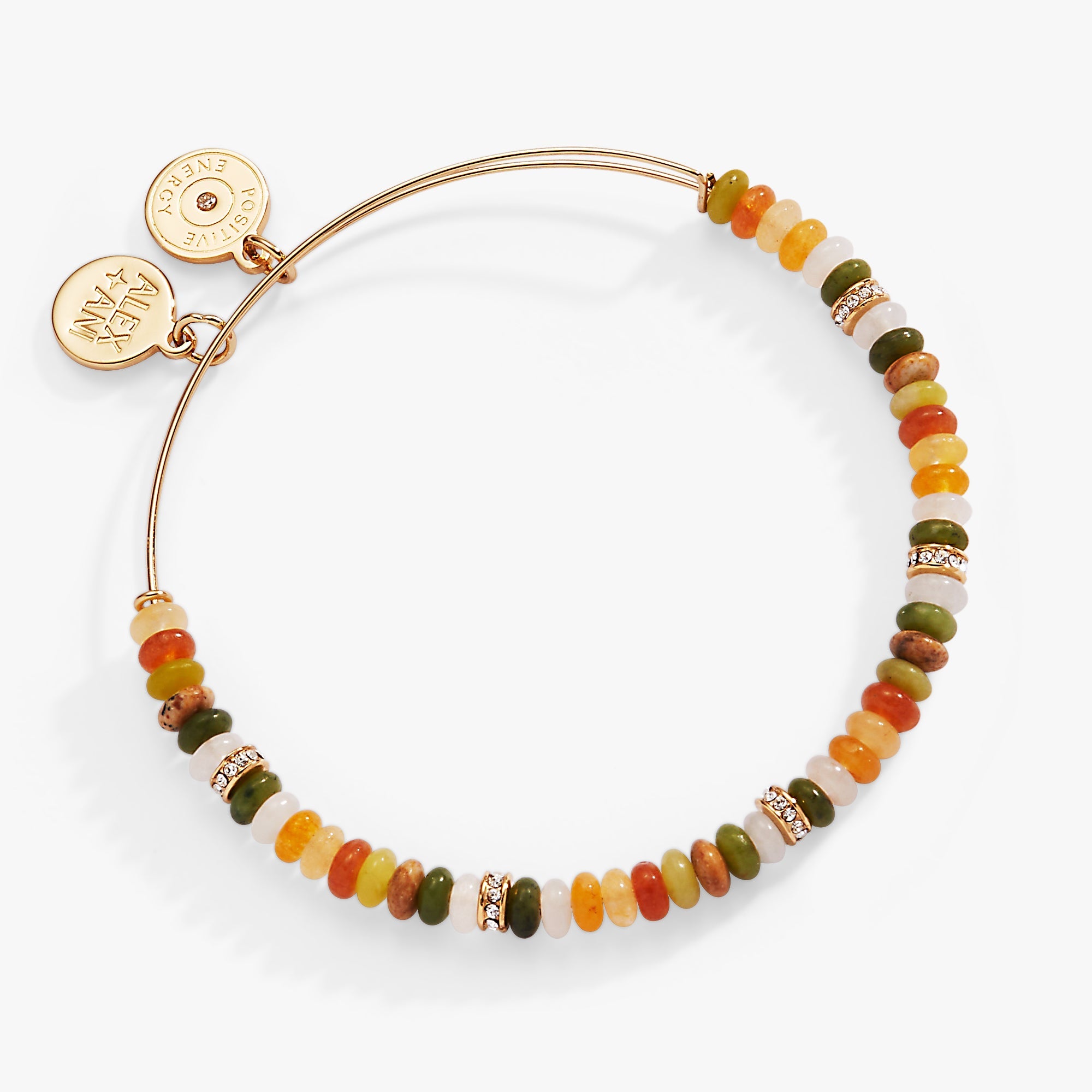 Multi-Color Semi-Precious Beaded Bangle, Bracelets, $ 34.00, A Moment Of Now™
