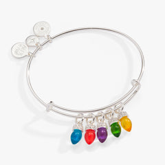 Christmas Light Bulb Charm Bangle, Bracelets, $ 44.00, A Moment Of Now™