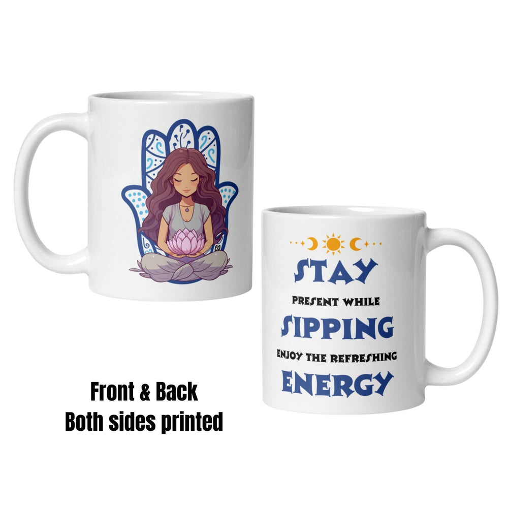 Sipping Coffee Refresh Energy Mindfulness Mug, Mugs, $ 17.50, A Moment Of Now™