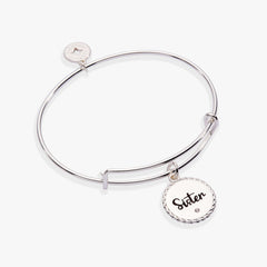 Sister 'Woven Together By Unbreakable Bonds' Charm Bangle, Bracelets, $ 24.00, A Moment Of Now™