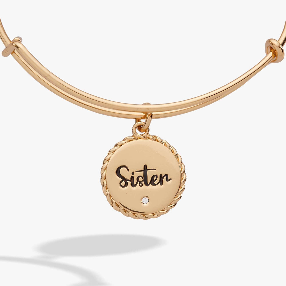 Sister 'Woven Together By Unbreakable Bonds' Charm Bangle, Bracelets, $ 24.00, A Moment Of Now™