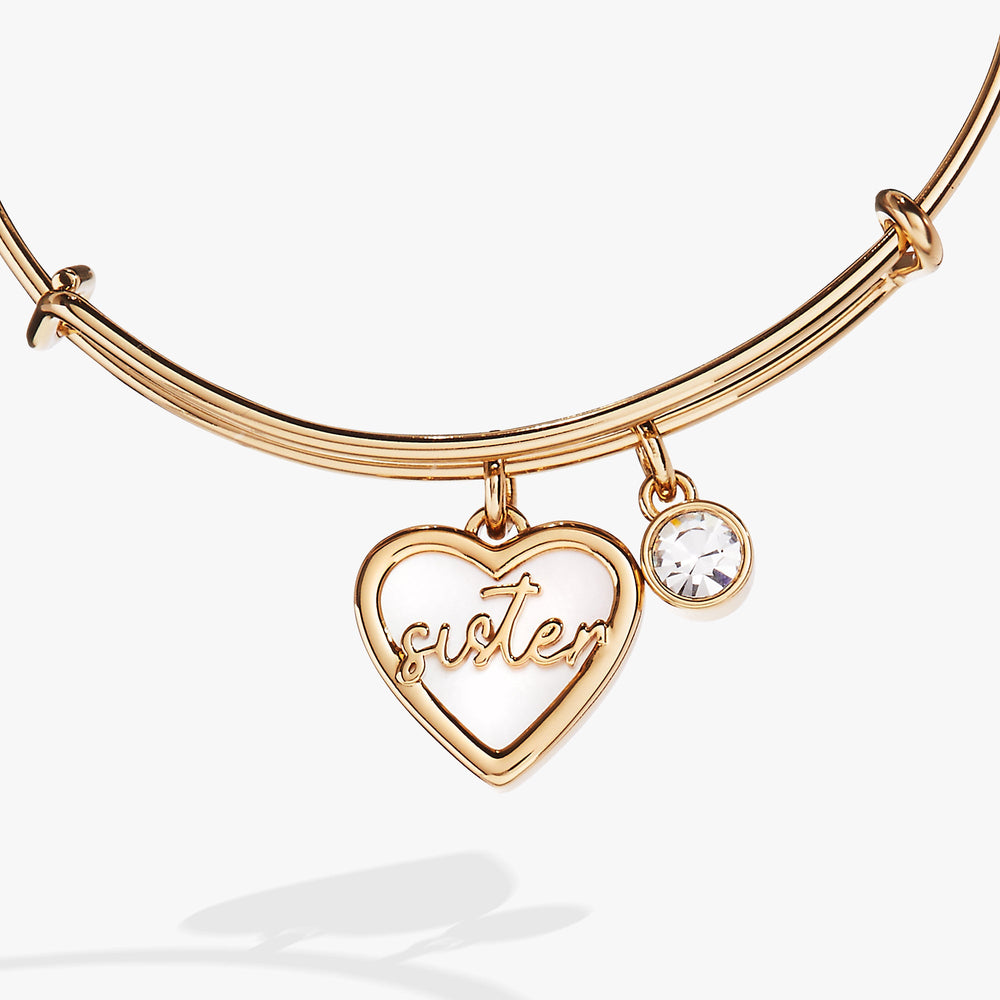 Sister Mother of Pearl Bangle, Bracelets, $ 34.00, A Moment Of Now™