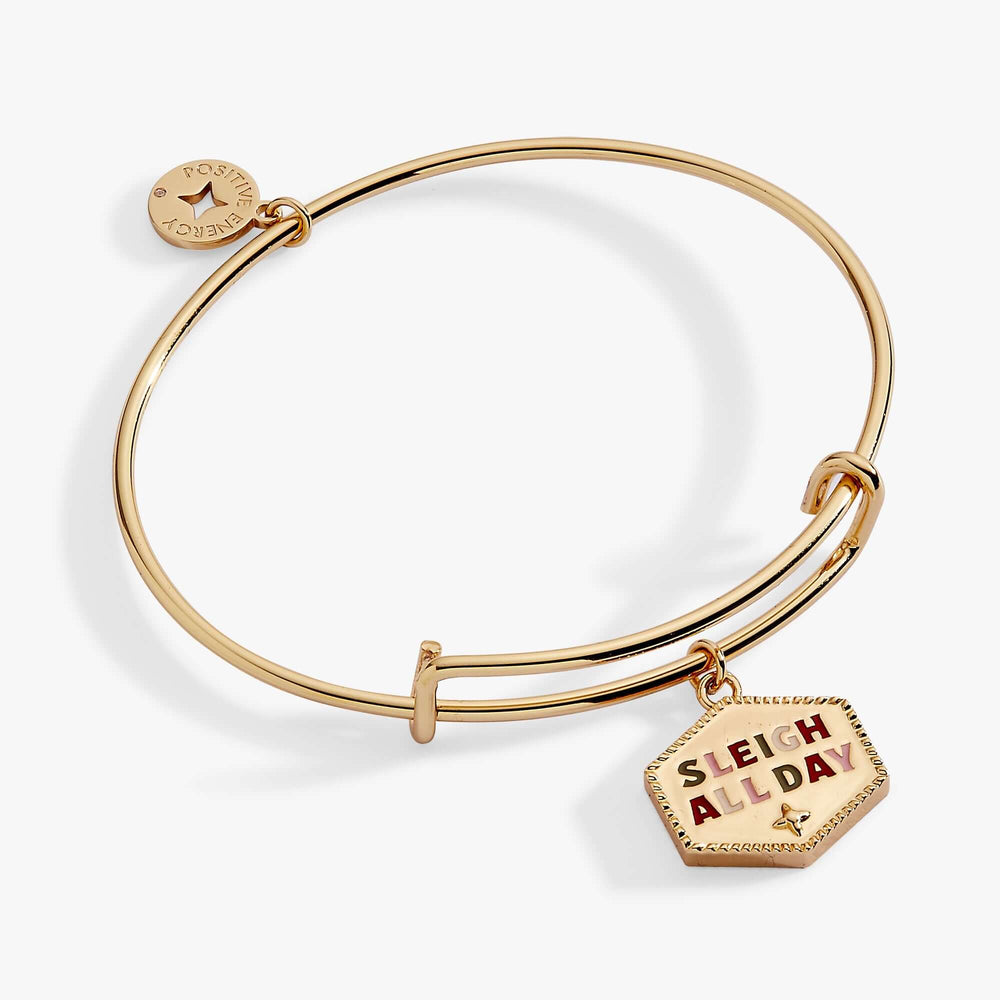 ‘Sleigh All Day’ Charm Bangle, Bracelets, $ 28.00, A Moment Of Now™