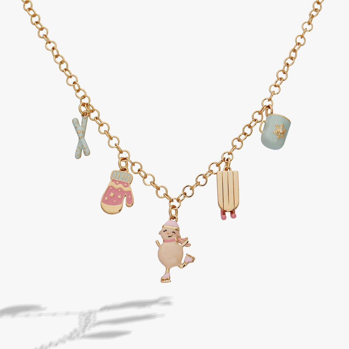 Winter Wonderland Multi Charm Necklace, Necklaces, $ 58.00, A Moment Of Now™