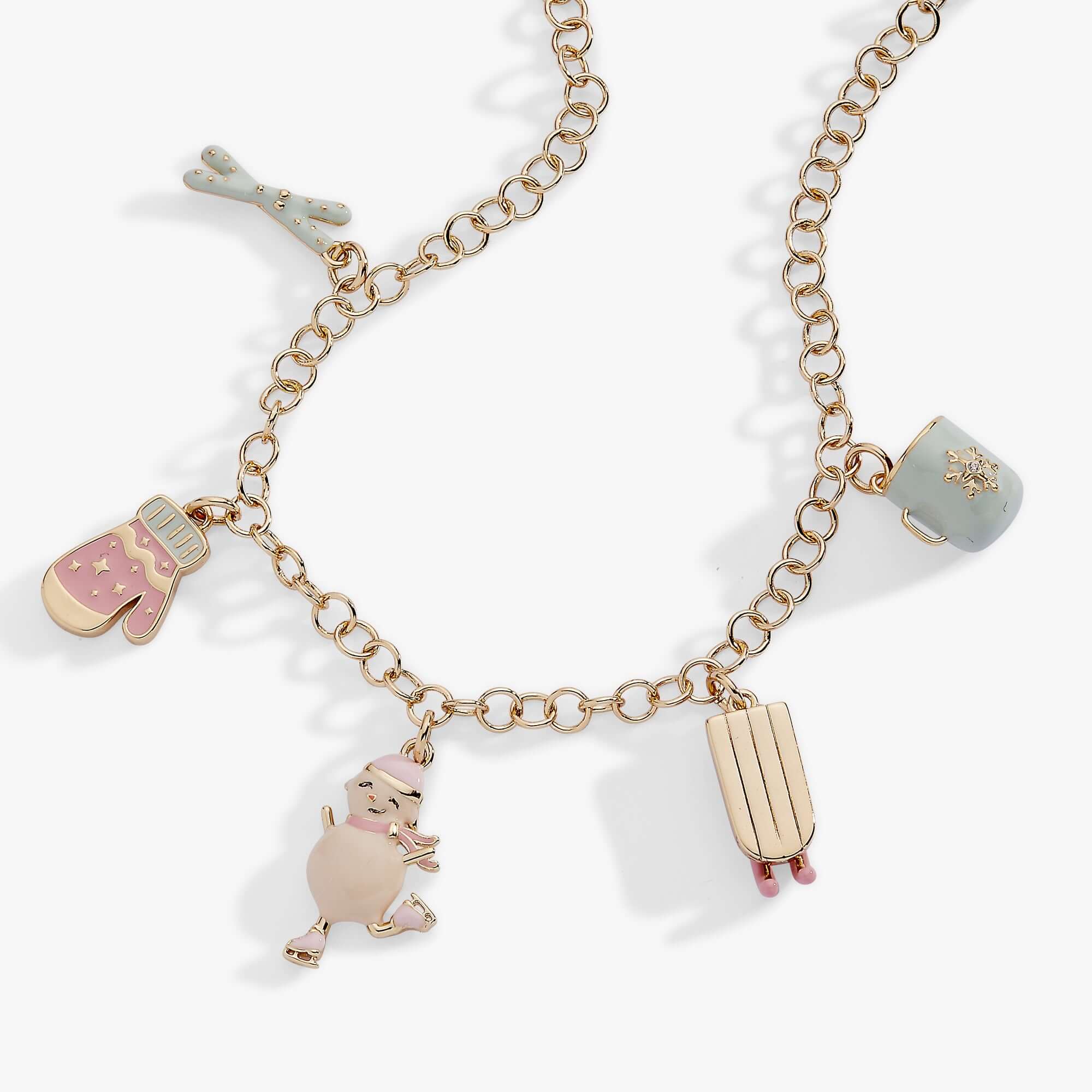 Winter Wonderland Multi Charm Necklace, Necklaces, $ 58.00, A Moment Of Now™