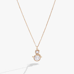 Snowwoman Necklace, Necklaces, $ 44.00, A Moment Of Now™