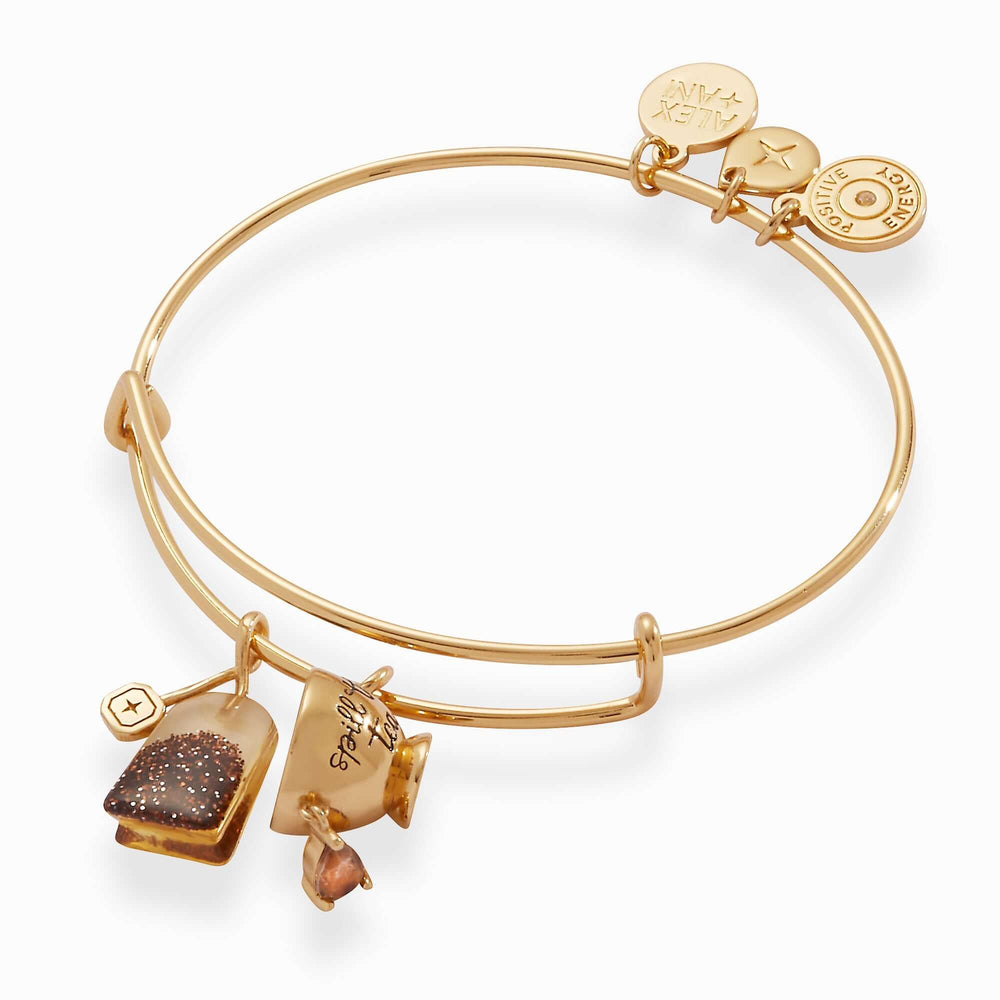 'Spill the Tea' Cup & Tea Bag Charm Bangle, Bracelets, $ 34.00, A Moment Of Now™