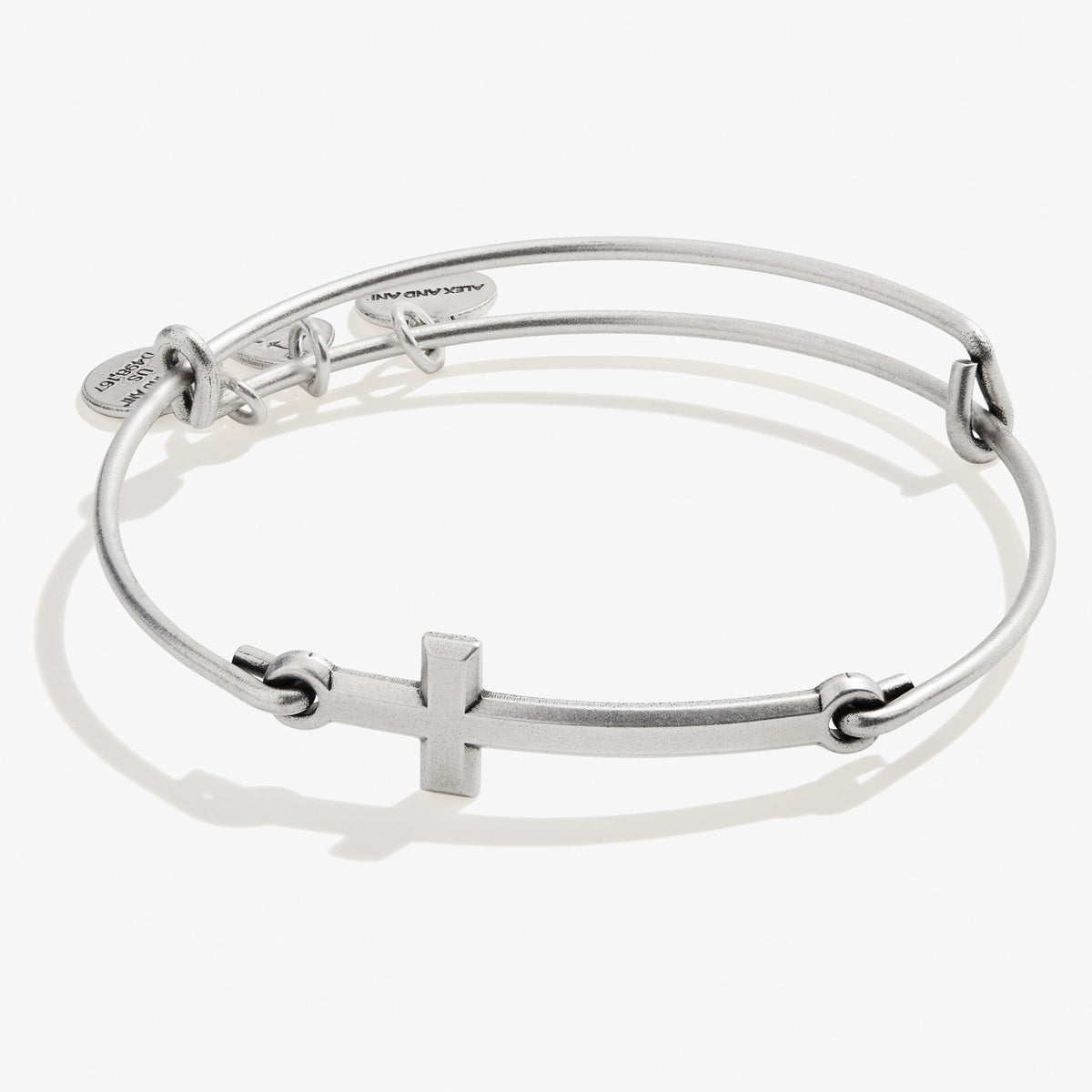 Spiritual Armor Cross Inline Charm Bangle, Bracelets, $ 34.00, A Moment Of Now™