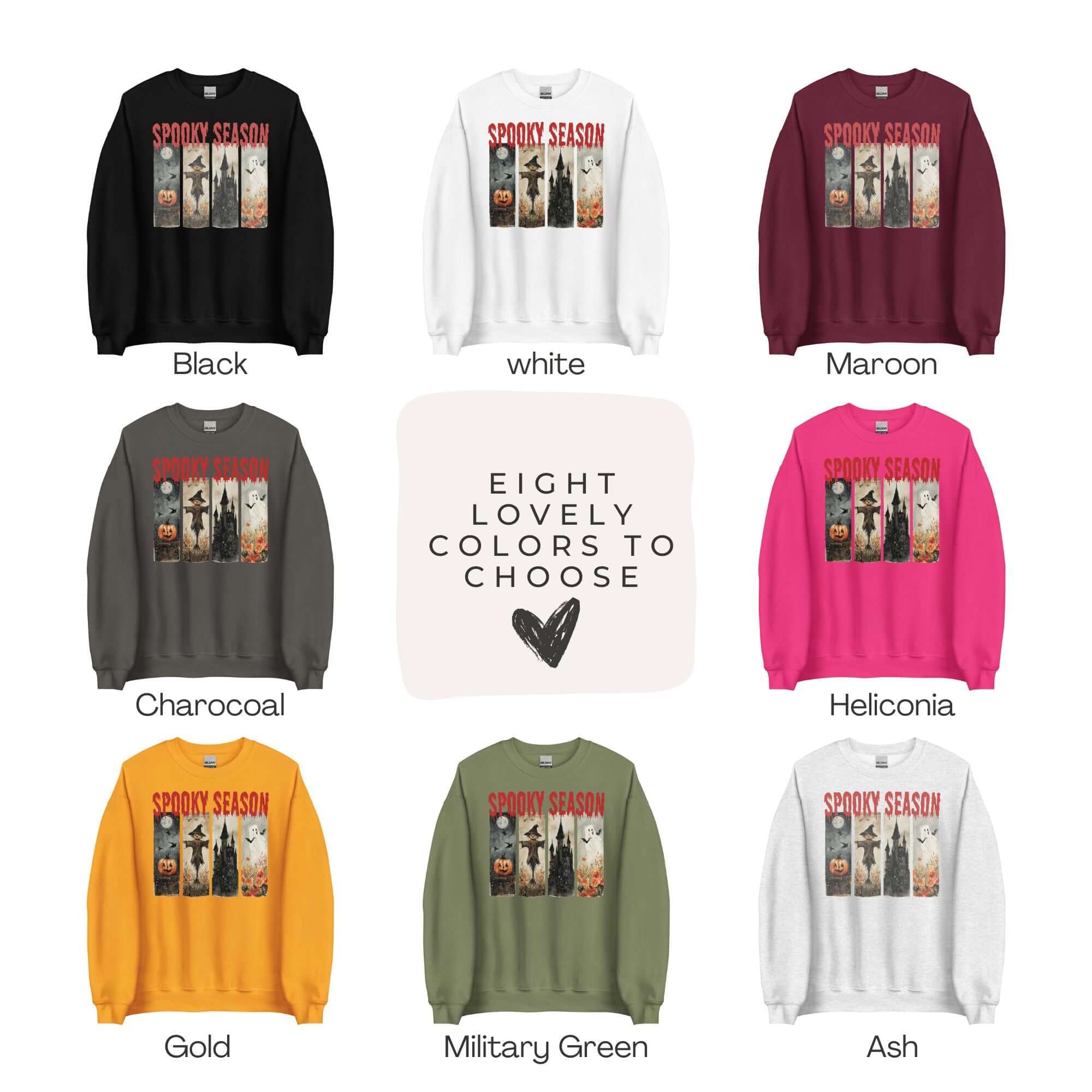 Spooky Season Halloween Graphic Sweatshirt, Sweatshirts, $ 38.00, A Moment Of Now™