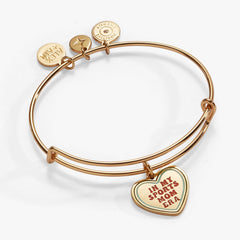'In My Sports Mom Era' Heart' Charm Bangle, Bracelets, $ 34.00, A Moment Of Now™