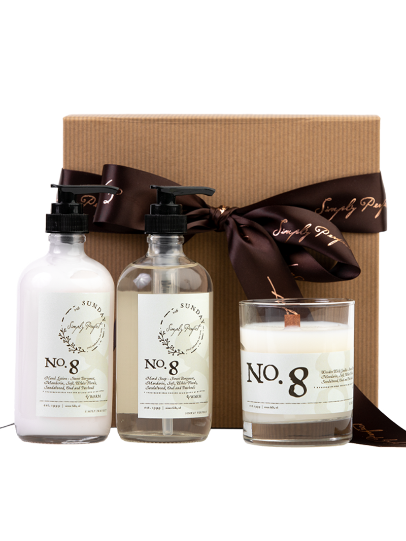 No. 8 Gift Set Hand Lotion, Hand Soap % Candle, Lotion, $ 60.00, A Moment Of Now™