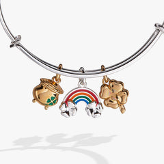 End of the Rainbow Multi-Charm Bangle, Bracelets, $ 38.00, A Moment Of Now™