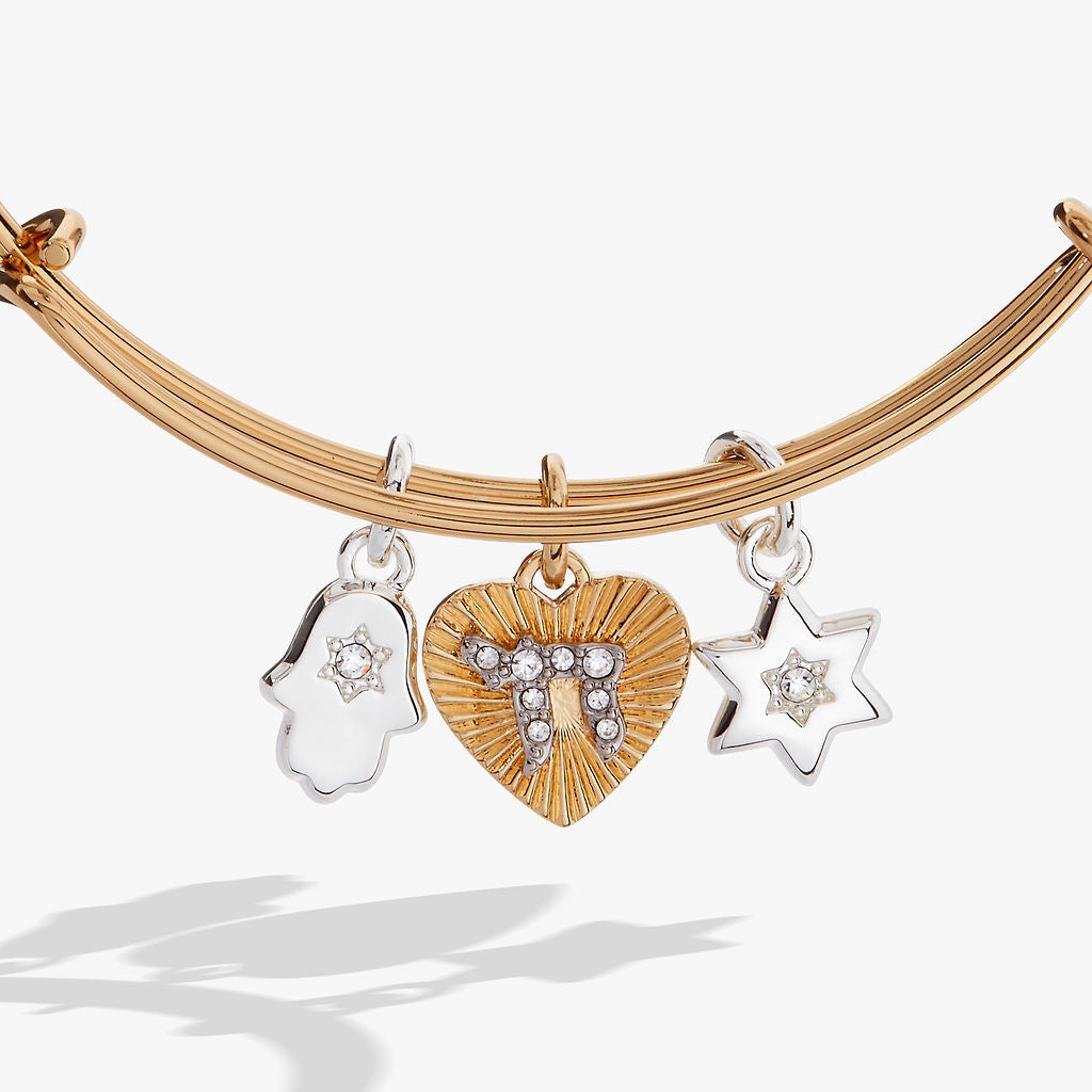 Faith and Family Star of David Charm Bangle, Bracelets, $ 27.90, A Moment Of Now™