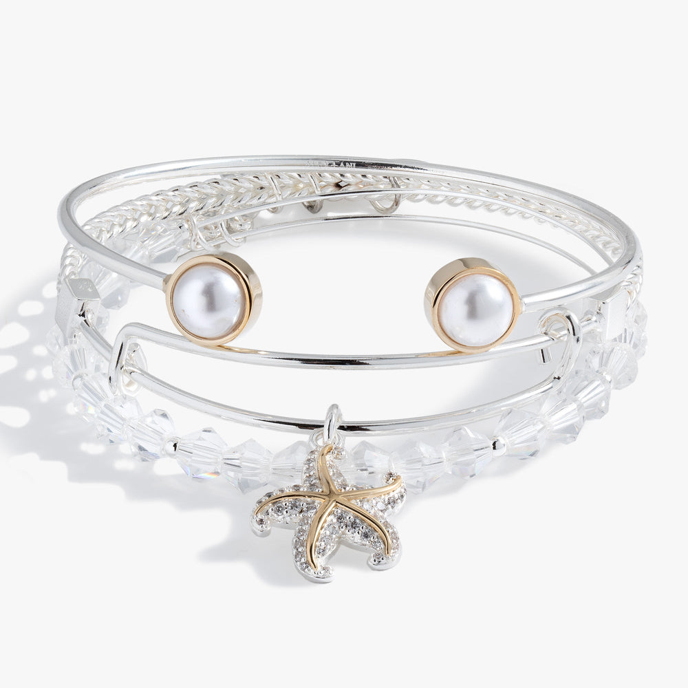 Starfish Bangles Set of 3, Bracelets, $ 68.00, A Moment Of Now™
