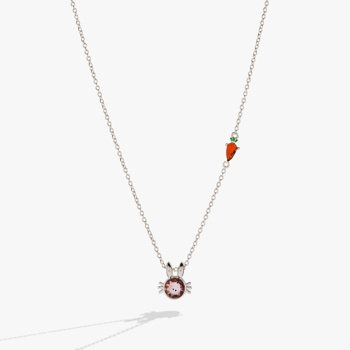 Crystal Bunny Pendant Necklace, Necklaces, $ 44.00, A Moment Of Now™