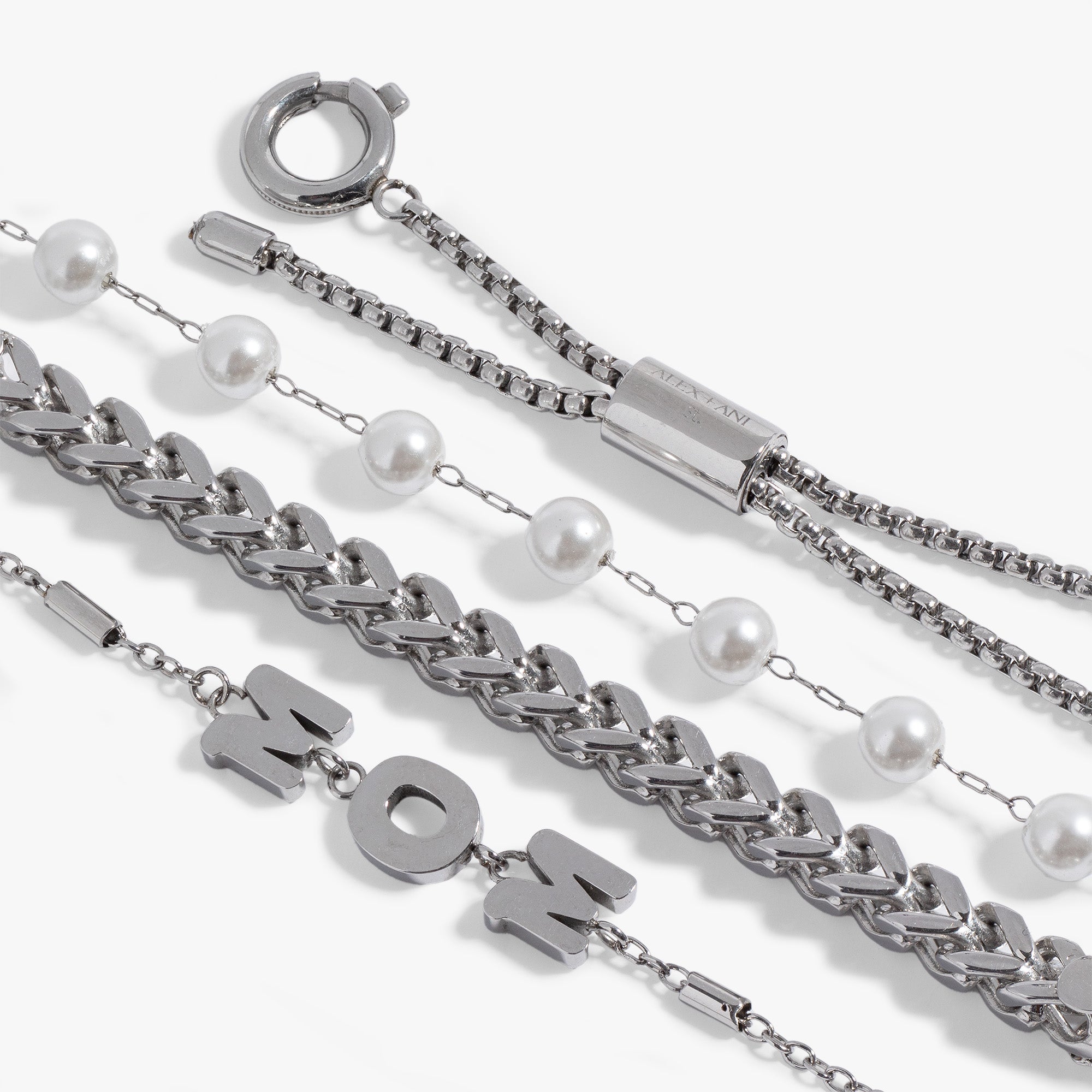 Mom Pearl Stranded™ Bracelet Set, Bracelets, $ 27.90, A Moment Of Now™