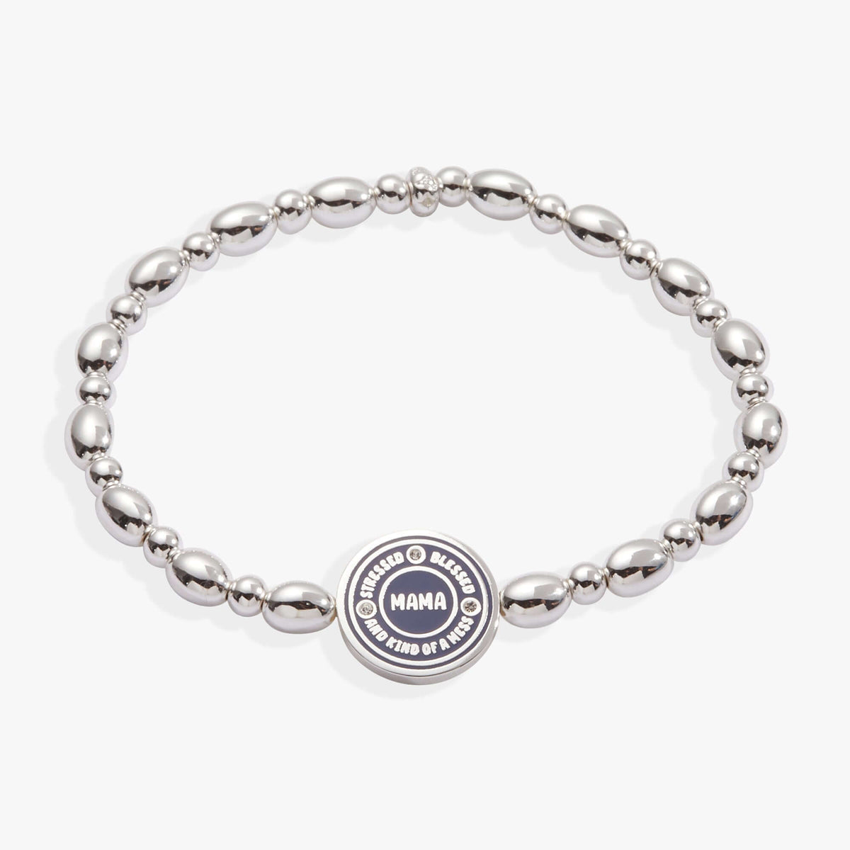 “Mama — Stressed, Blessed and Kind of a Mess” Stretch Bracelet, Bracelets, $ 19.90, A Moment Of Now™