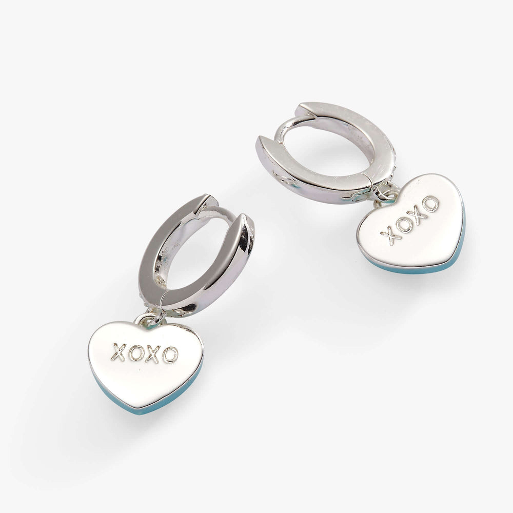 Sweethearts® “Be Mine” Huggie Hoop Earrings, Earrings, $ 42.00, A Moment Of Now™