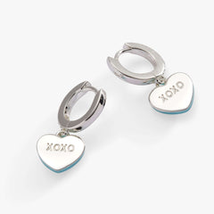 Sweethearts® “Be Mine” Huggie Hoop Earrings, Earrings, $ 42.00, A Moment Of Now™