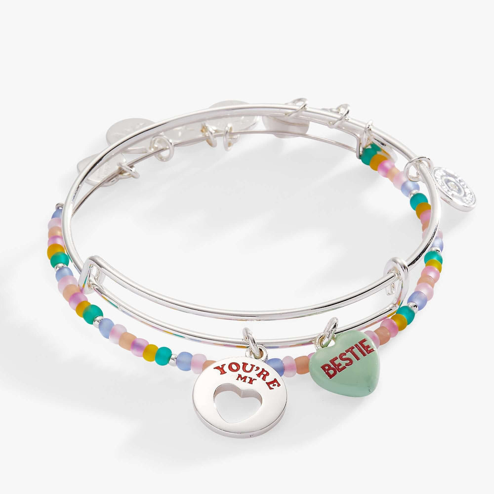 Sweethearts® 'You're My Bestie' Bangle Set of 2, Bracelets, $ 58.00, A Moment Of Now™