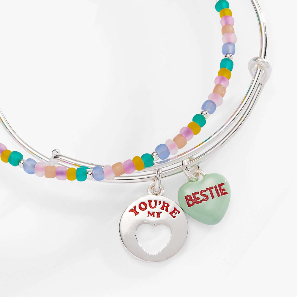 Sweethearts® 'You're My Bestie' Bangle Set of 2, Bracelets, $ 58.00, A Moment Of Now™