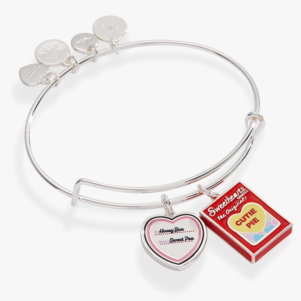 Sweethearts® Box and Tag Duo Charm Bangle, Bracelets, $ 38.00, A Moment Of Now™