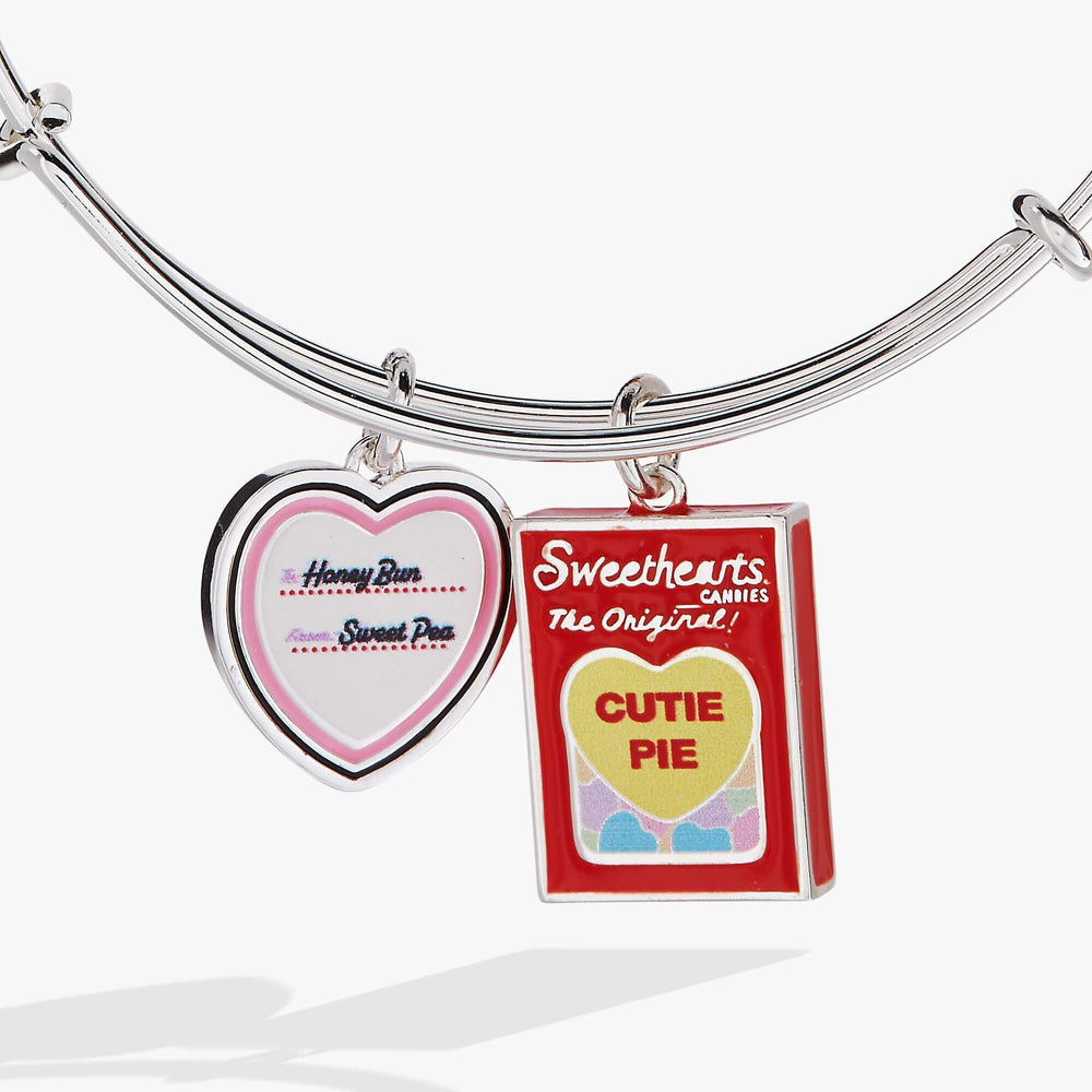 Sweethearts® Box and Tag Duo Charm Bangle, Bracelets, $ 38.00, A Moment Of Now™