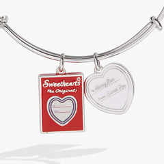 Sweethearts® Box and Tag Duo Charm Bangle, Bracelets, $ 38.00, A Moment Of Now™