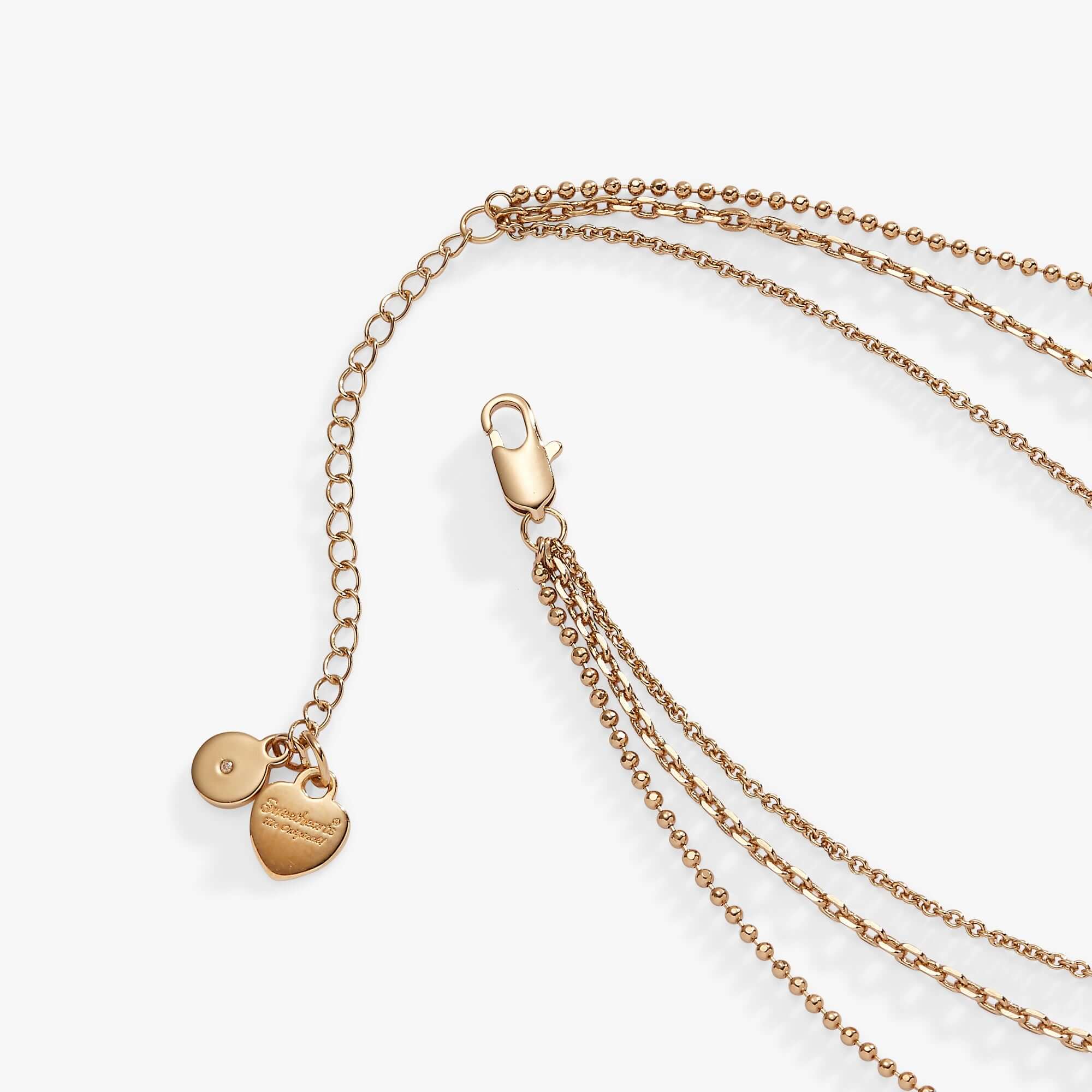 Sweethearts® Triple-Strand Charm Necklace, Necklaces, $ 78.00, A Moment Of Now™