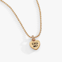 Sweethearts® 'I Luv You' Charm Necklace, Necklaces, $ 48.00, A Moment Of Now™