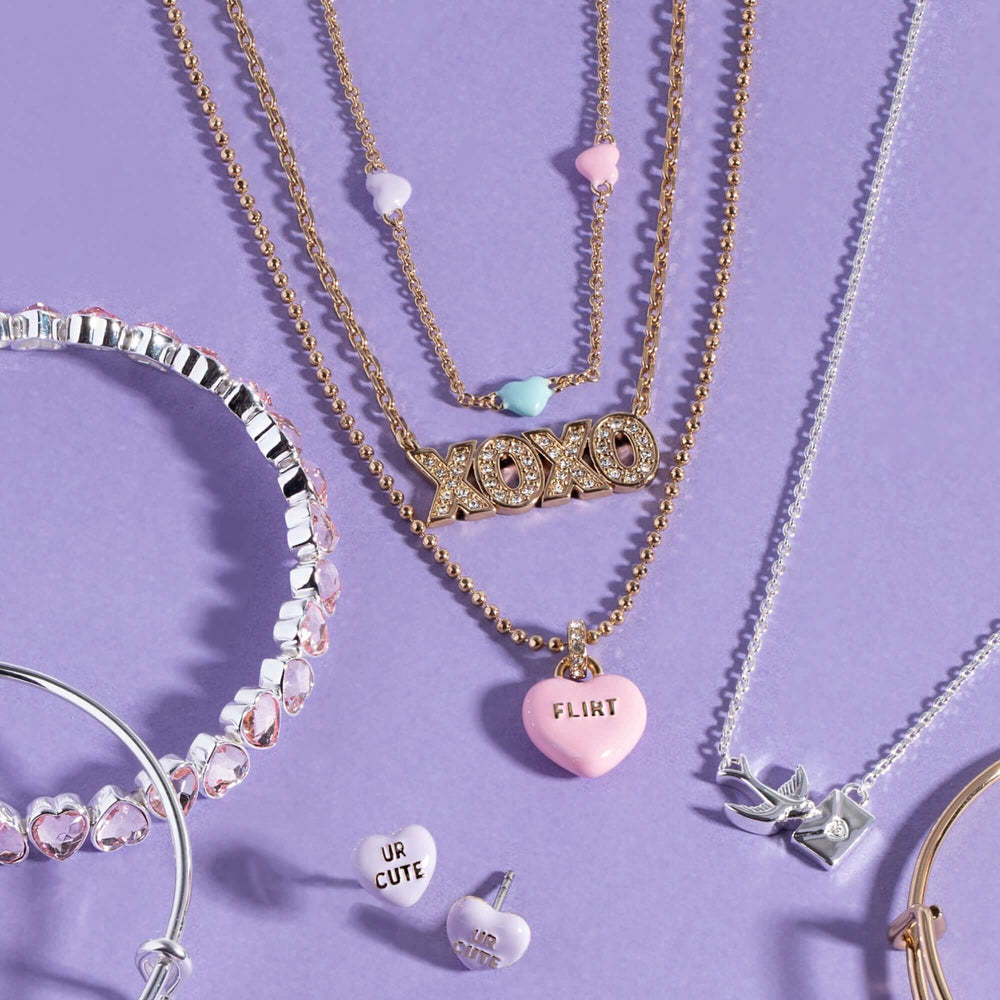 Sweethearts® Triple-Strand Charm Necklace, Necklaces, $ 78.00, A Moment Of Now™