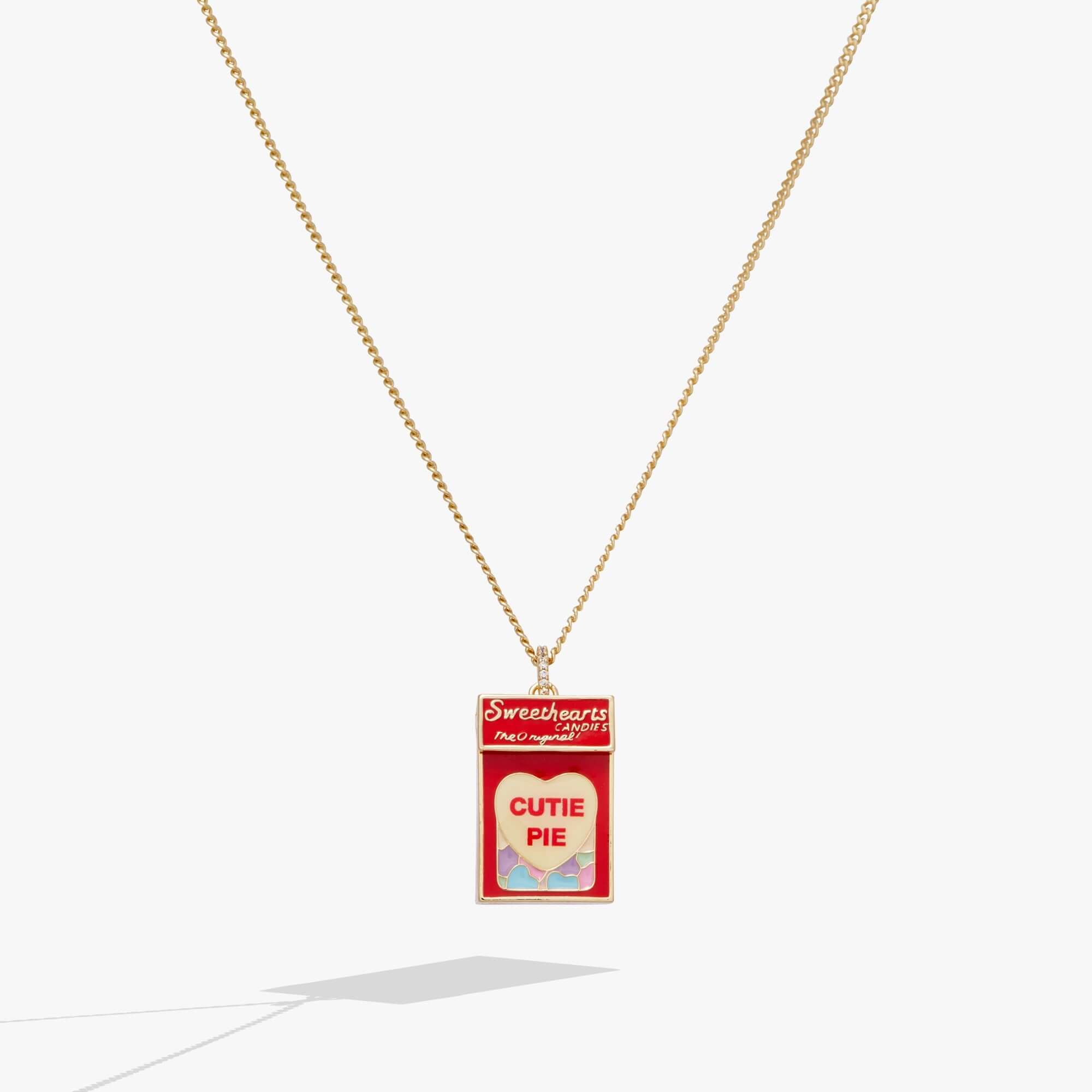 Sweethearts® Box Locket And Heart Charm Necklace