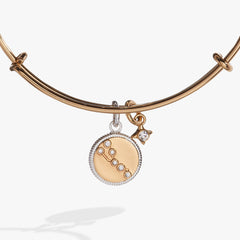 Taurus Zodiac Charm Bangle, Bracelets, $ 34.00, A Moment Of Now™