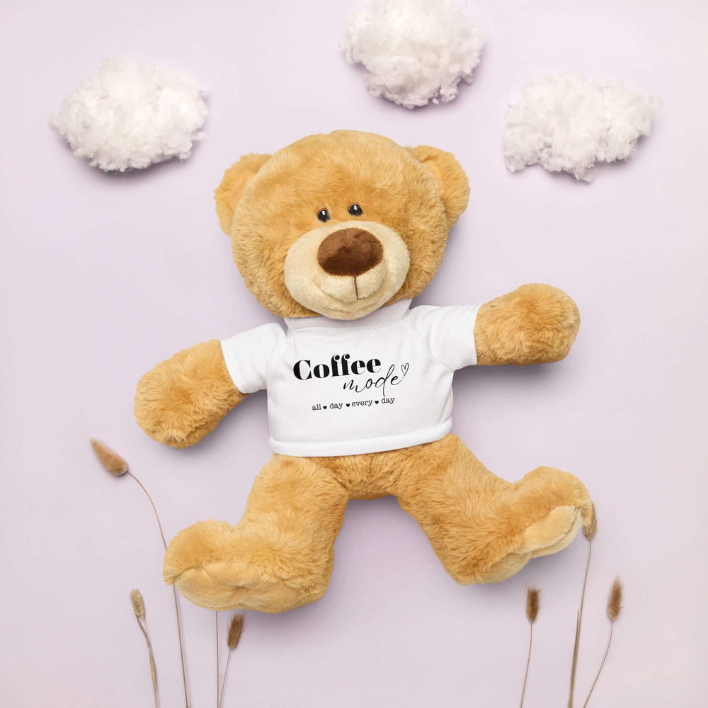 Everyday Coffee Mode Teddy Bear - Perfect Gift for Coffee Lovers, Plush Toy, $ 49.00, A Moment Of Now™