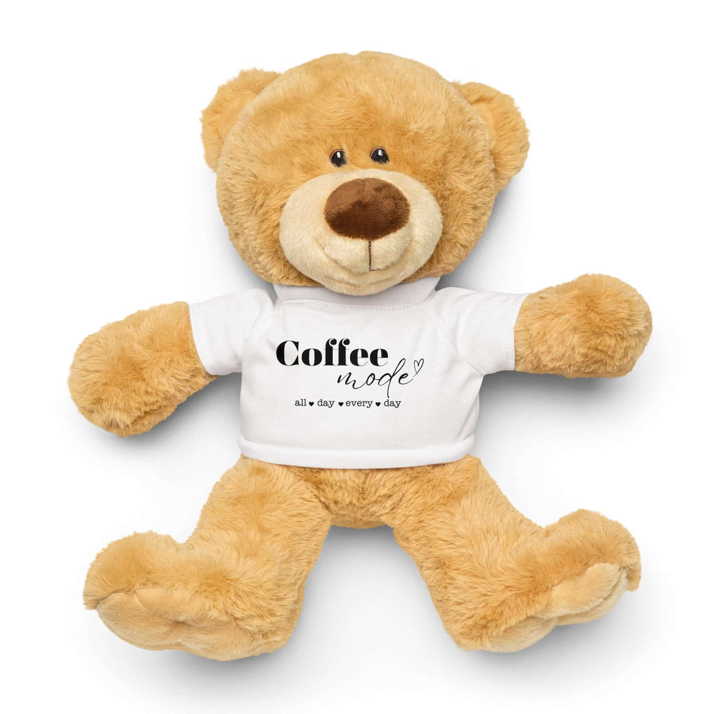 Everyday Coffee Mode Teddy Bear - Perfect Gift for Coffee Lovers, Plush Toy, $ 49.00, A Moment Of Now™