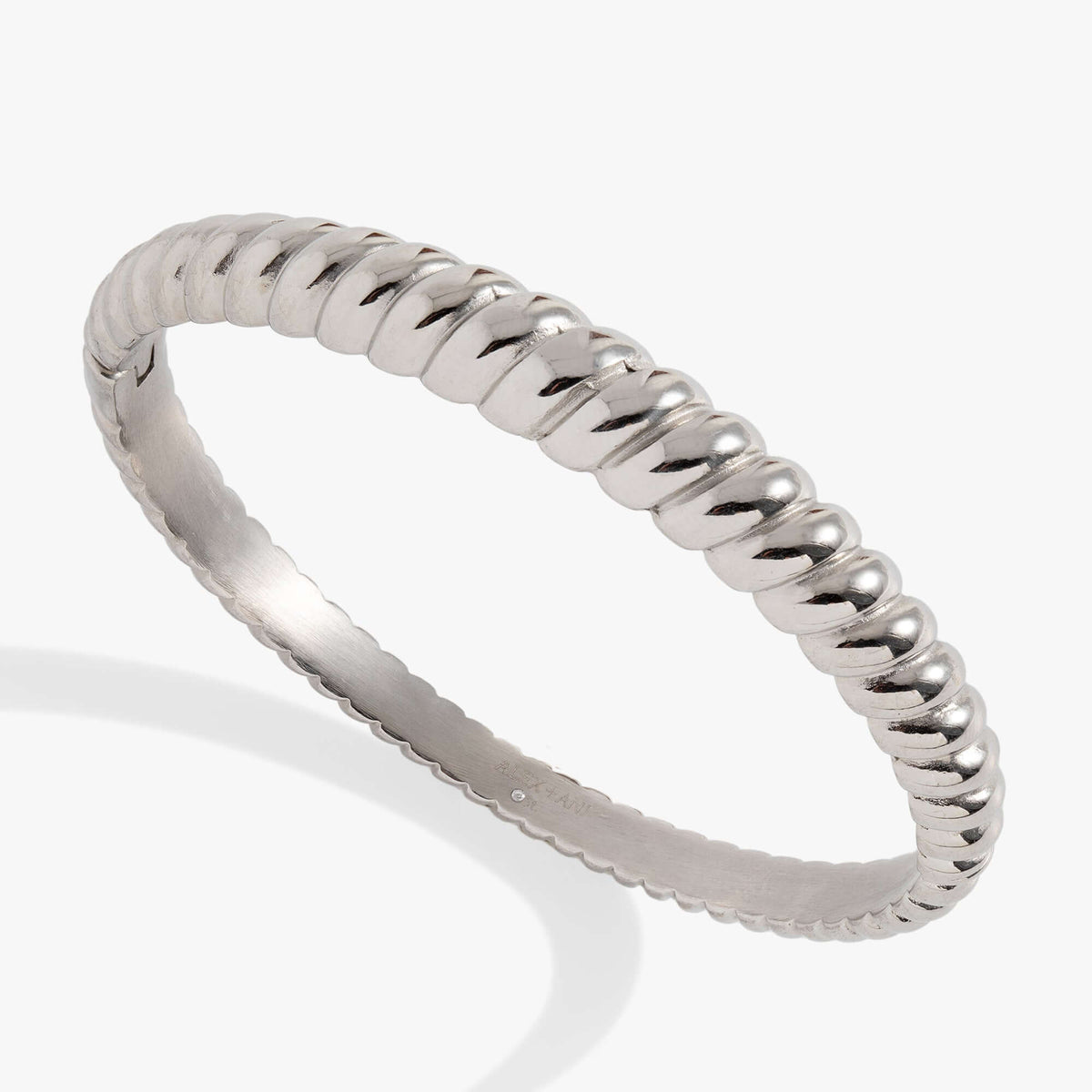 Stainless Steel Rope Textured Bangle | Boutique In USA, Bracelets, $ 21.90, A Moment Of Now™