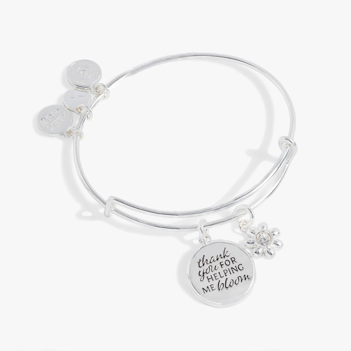 Thank You For Helping Me Bloom' Charm Bangle, Bracelets, $ 28.00, A Moment Of Now™