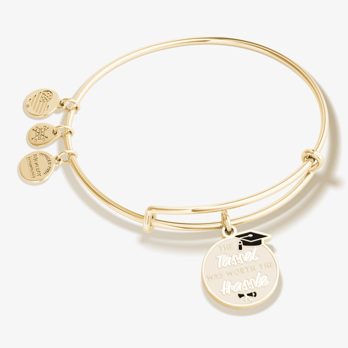 'The Tassel was Worth the Hassle' Graduation Charm Bangle, Bracelets, $ 28.00, A Moment Of Now™