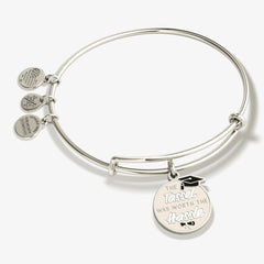 'The Tassel was Worth the Hassle' Graduation Charm Bangle, Bracelets, $ 28.00, A Moment Of Now™